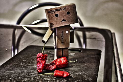 Danbo with chilies